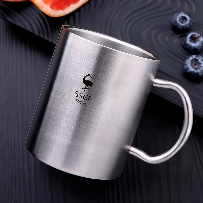 304 Stainless Steel Cup with Lid Children's Stainless Steel Water Bottle with Handle Mouthwash Cup Student Mug Anti-fall Mugs
304 Stainless Steel Cup with Lid Children's Stainless Steel Water Bottle with Handle Mouthwash Cup Student Mug Anti-fall Mugs