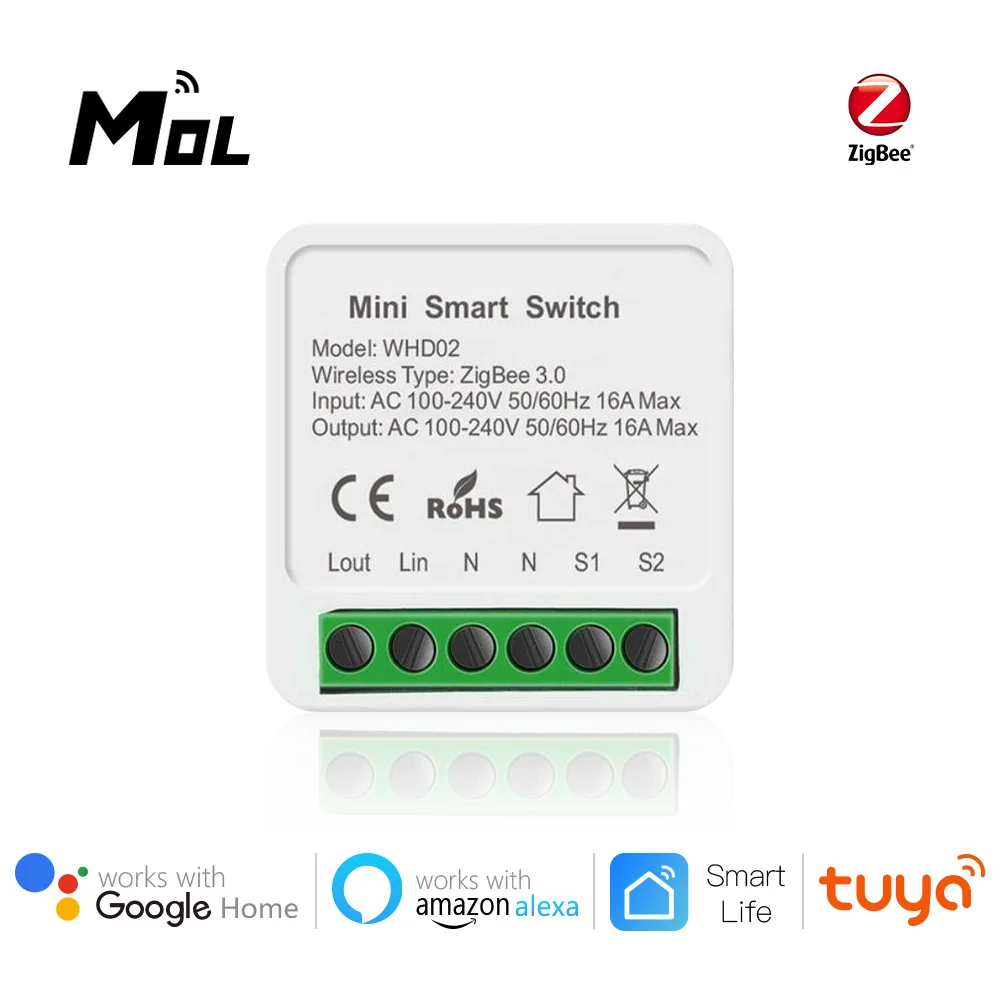 Tuya ZigBee 3,0 16A Мини Смарт Wi-Fi для переключателя «сделай сам» поддерживает связь с 2-мя способ Управление, система автоматического управления "ум...
Tuya ZigBee 3,0 16A Мини Смарт Wi-Fi для переключателя «сделай сам» поддерживает связь с 2-мя способ Управление, система автоматического управления "ум...
