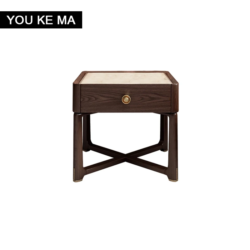 New Chinese bedside table modern Nordic solid wood cabinet light luxury corner table cabinet copper wood furniture side table
New Chinese bedside table modern Nordic solid wood cabinet light luxury corner table cabinet copper wood furniture side table