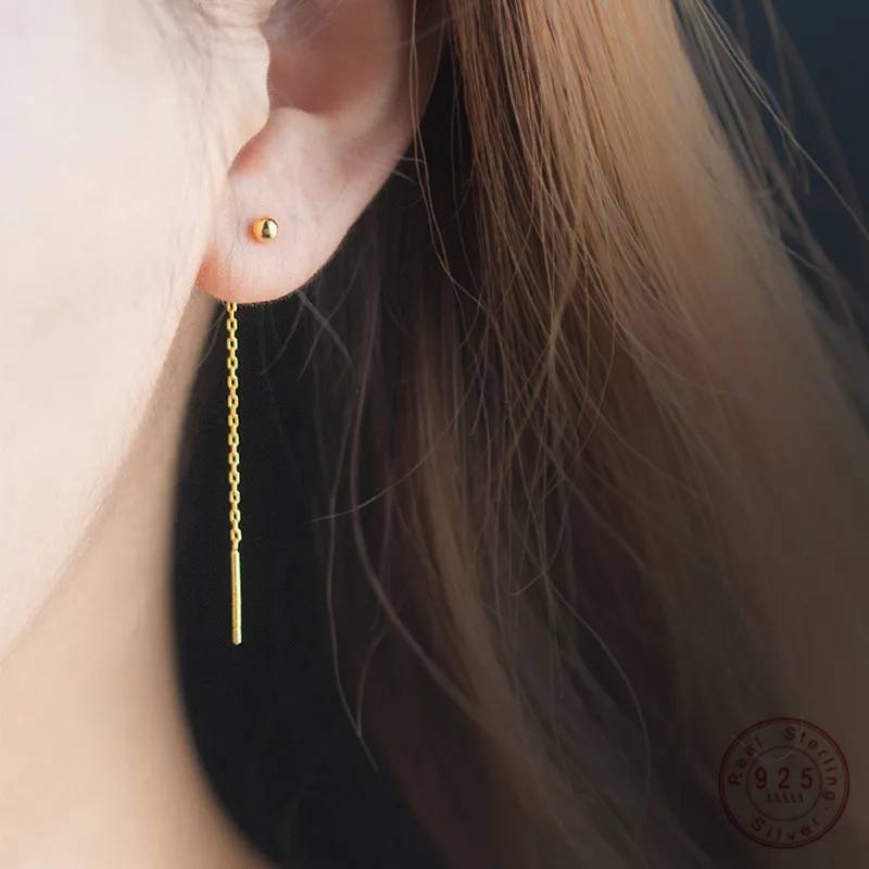JuneLeaf Fashion Korean Genuine 100% 925 Sterling Silver Jewelry Litter Gloss Bead Long Drop Dangle Earrings for Women Gift Drop
JuneLeaf Fashion Korean Genuine 100% 925 Sterling Silver Jewelry Litter Gloss Bead Long Drop Dangle Earrings for Women Gift Drop