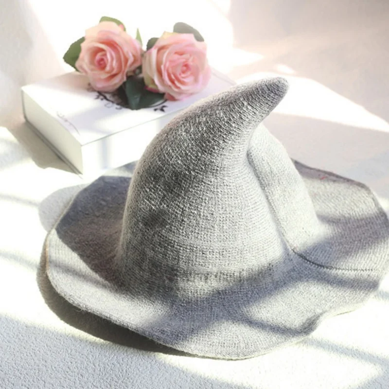 Halloween Wizard Hat Solid Color Kinitted-Wool Hats For Halloween Party Masquerade Cosplay Costume Halloween
Halloween Wizard Hat Solid Color Kinitted-Wool Hats For Halloween Party Masquerade Cosplay Costume Halloween