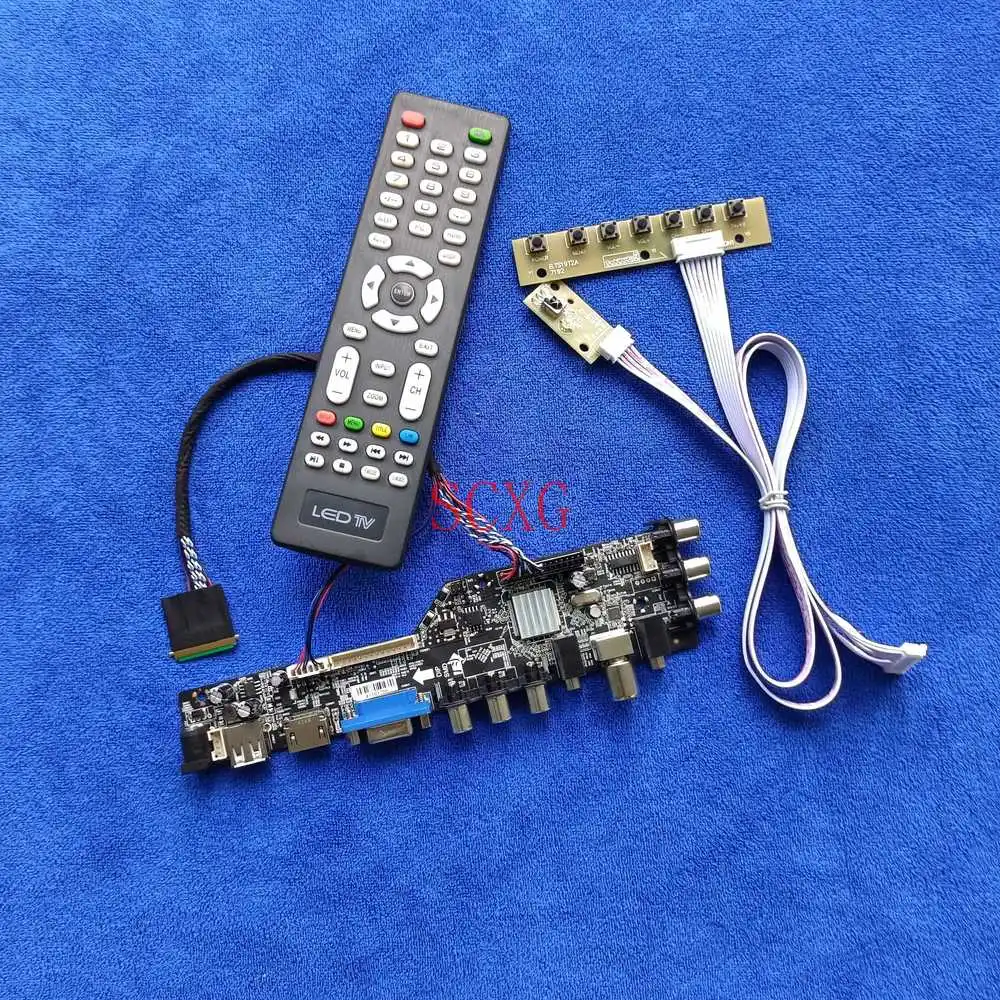 LED/LCD Signal Digital DIY Kit For N184H6/N184HGE LVDS 40-Pin HDMI-compatible DVB VGA USB AV Display Controller Board 1920*1080 
LED/LCD Signal Digital DIY Kit For N184H6/N184HGE LVDS 40-Pin HDMI-compatible DVB VGA USB AV Display Controller Board 1920*1080