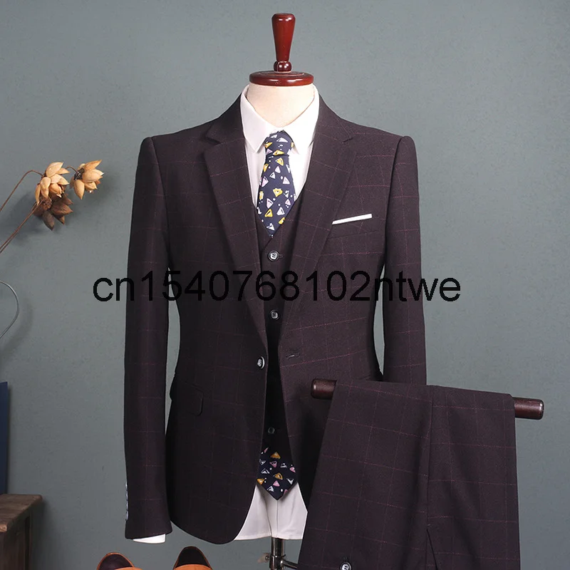 Для Мужчин's комплект повседневной одежды компания с высокой посадкой Профессиональный Бизнес платье костюм из трех предметов жениха торже...
Для Мужчин's комплект повседневной одежды компания с высокой посадкой Профессиональный Бизнес платье костюм из трех предметов жениха торже...