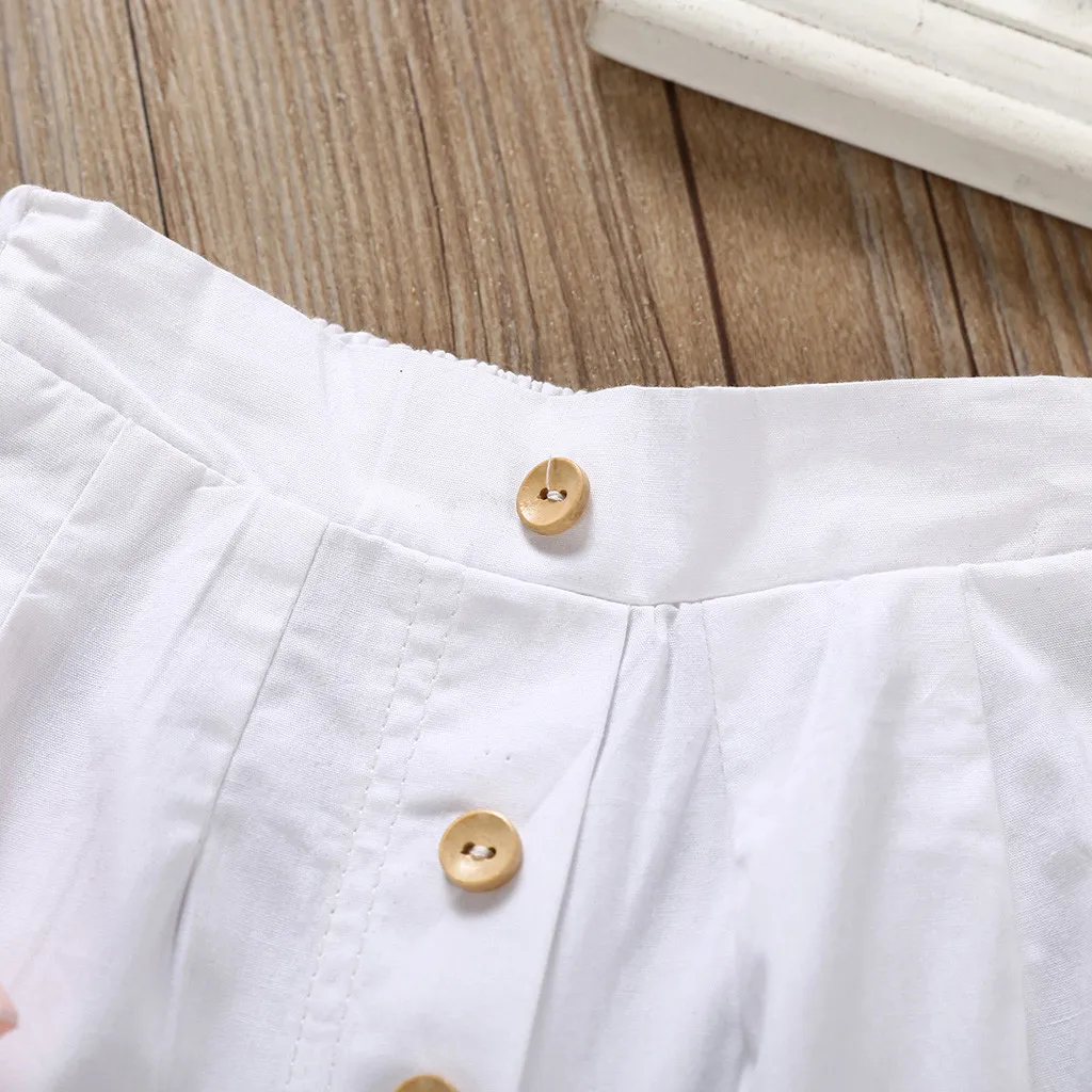 Infant Baby Clothes Summer Straps Ruffle Tops T Shirt+Pants+Headband Outfits Baby Girl Set
Infant Baby Clothes Summer Straps Ruffle Tops T Shirt+Pants+Headband Outfits Baby Girl Set