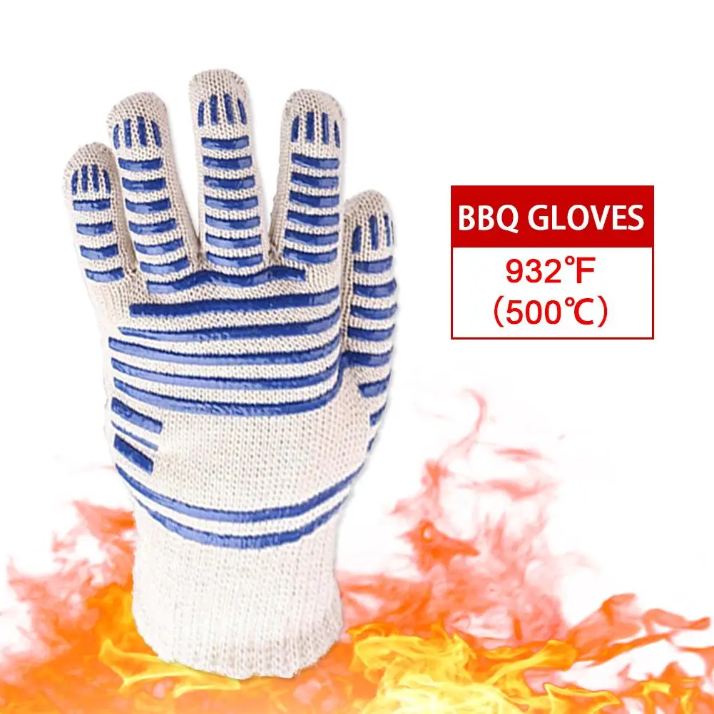 1pcs BBQ Gloves High Temperature Insulation Gloves Oven Baking Cooking Gloves for BBQ Grill
1pcs BBQ Gloves High Temperature Insulation Gloves Oven Baking Cooking Gloves for BBQ Grill
