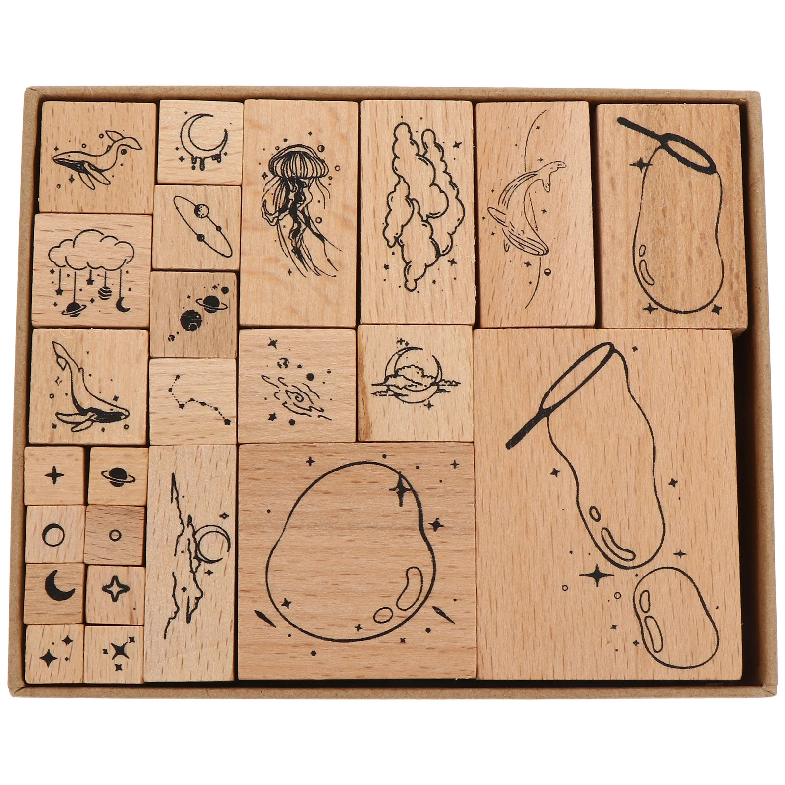 24 шт., деревянные штампы для скрапбукинга 
24 шт., деревянные штампы для скрапбукинга