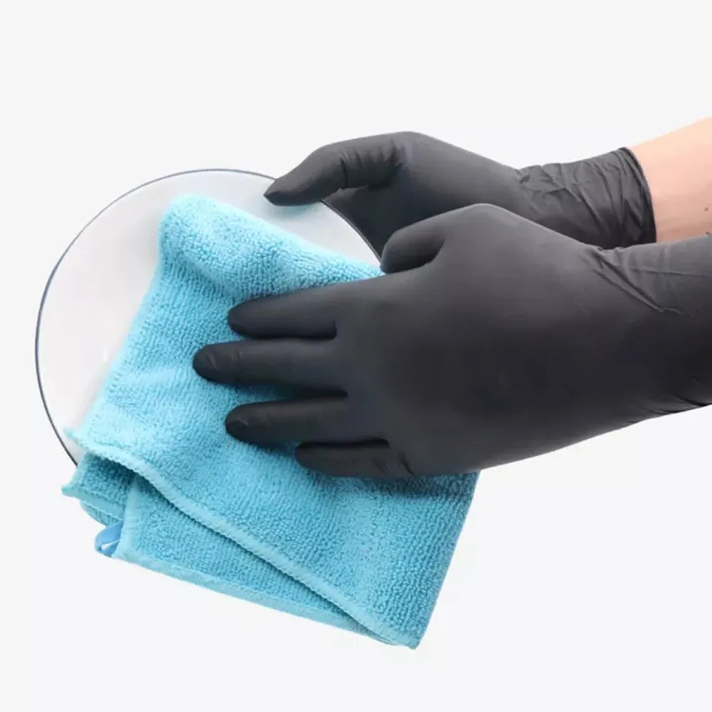 20PCS Black Disposable Gloves Tattoo High Elastic Protective Gloves Powder-Free Kitchen Laboratory Garden Cleaning Gloves
20PCS Black Disposable Gloves Tattoo High Elastic Protective Gloves Powder-Free Kitchen Laboratory Garden Cleaning Gloves