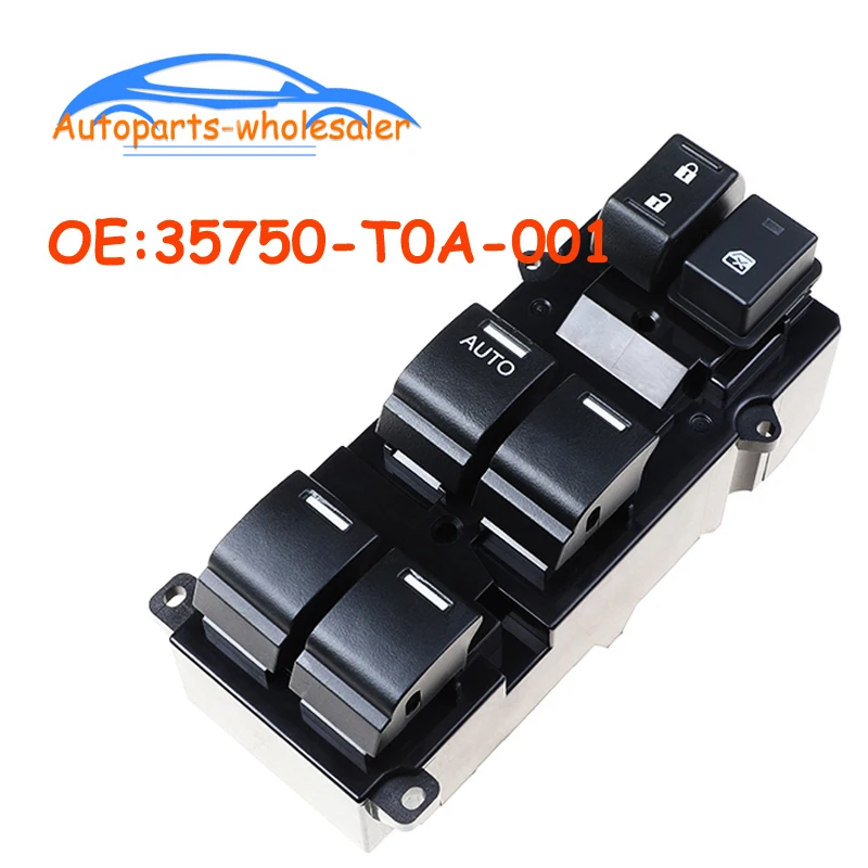 Car accessories 35750-T0A-001 35750T0A001 35750-T0A-003 35750T0A003 For Honda CR-V Power Window Lifter Master Control Switch
Car accessories 35750-T0A-001 35750T0A001 35750-T0A-003 35750T0A003 For Honda CR-V Power Window Lifter Master Control Switch
