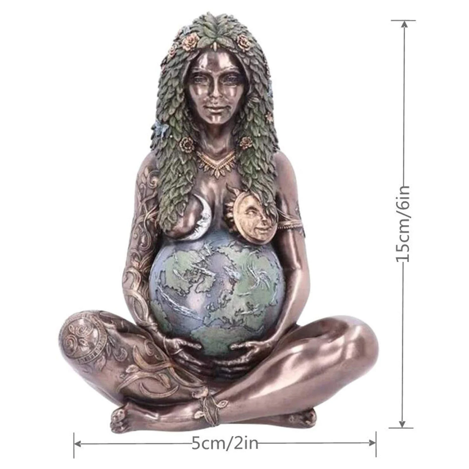 Ghia Mother Earth Statue Earth Mother Figurine Garden Ornament Outdoor Decor Home Decoration Ornaments Crafts
Ghia Mother Earth Statue Earth Mother Figurine Garden Ornament Outdoor Decor Home Decoration Ornaments Crafts