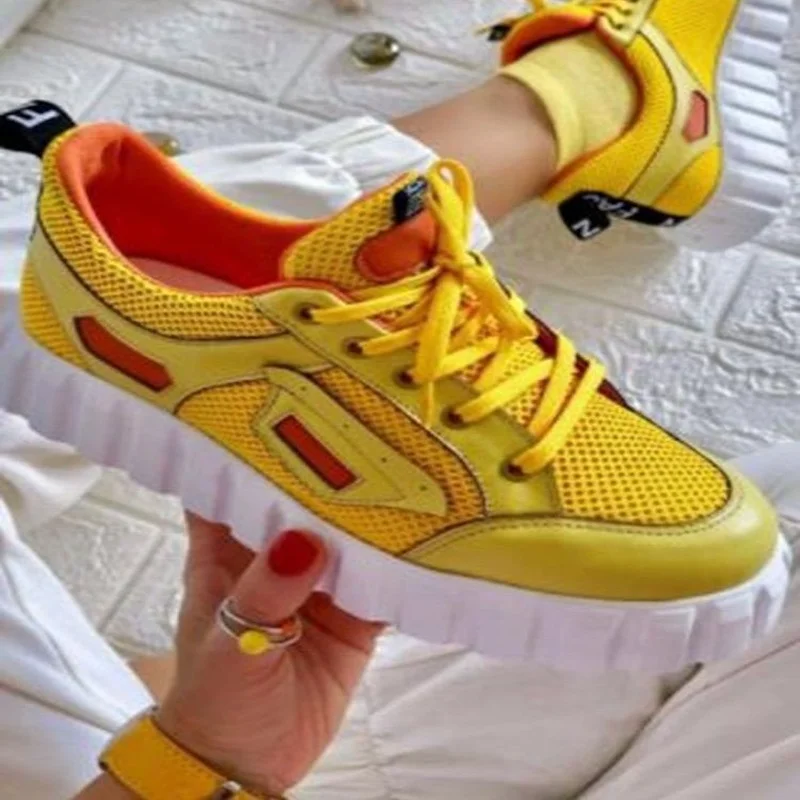 Europe 2021 New Flat-bottom Lace-up Fashion Sneaker Women Low-top Platform Shoes Plus Size 43 Casual Shoes Women Tenis De Mujer
Europe 2021 New Flat-bottom Lace-up Fashion Sneaker Women Low-top Platform Shoes Plus Size 43 Casual Shoes Women Tenis De Mujer