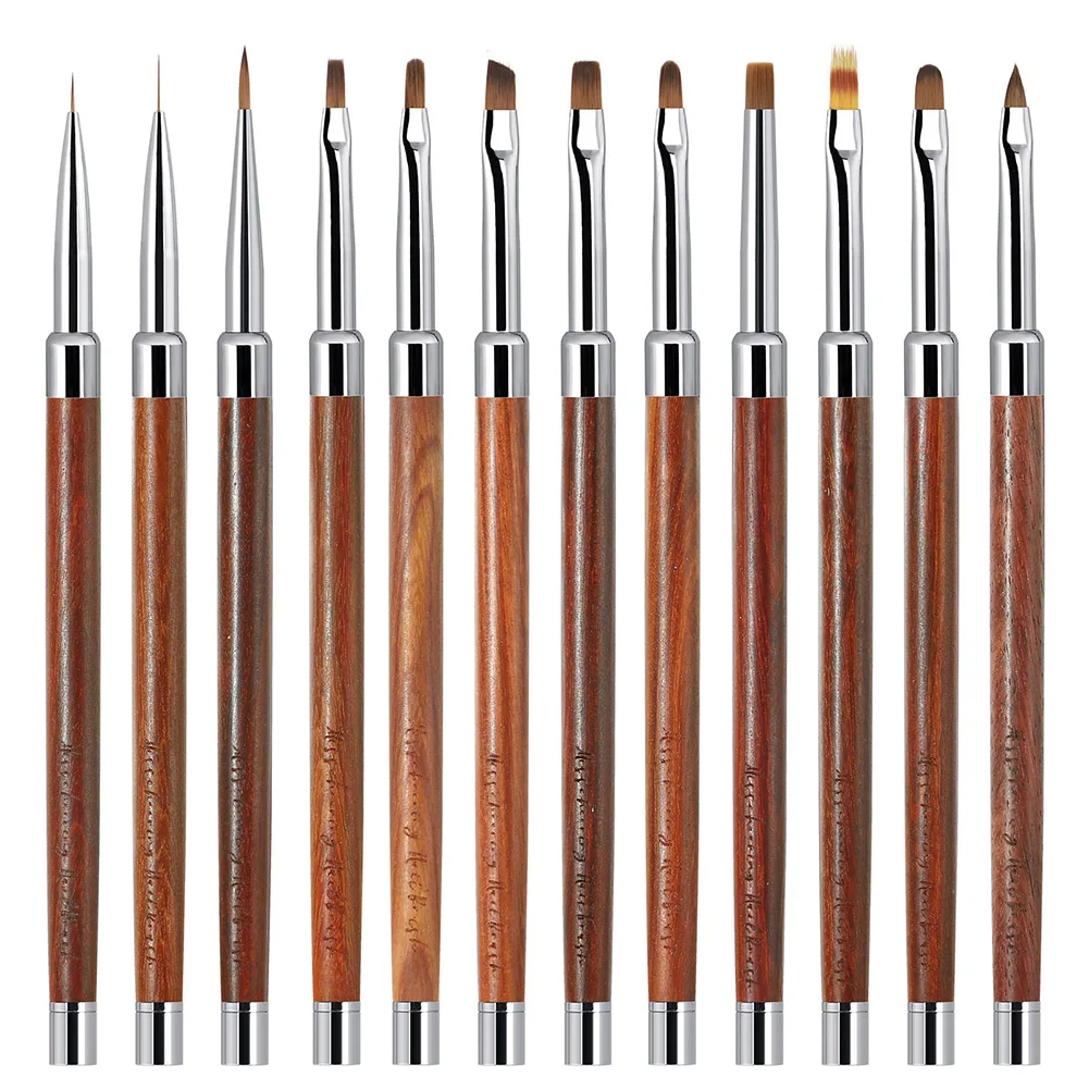 1pc Nail Art Brush 12 Style Nail Liner Painting Brush Acrylic UV Gel Pen Stripe Flower Painting Drawing Pen Manicure Tool
1pc Nail Art Brush 12 Style Nail Liner Painting Brush Acrylic UV Gel Pen Stripe Flower Painting Drawing Pen Manicure Tool
