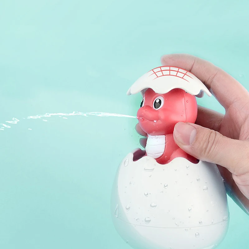 Детская игрушка для купания милый динозавр утиный Пингвин яйцо спрей воды