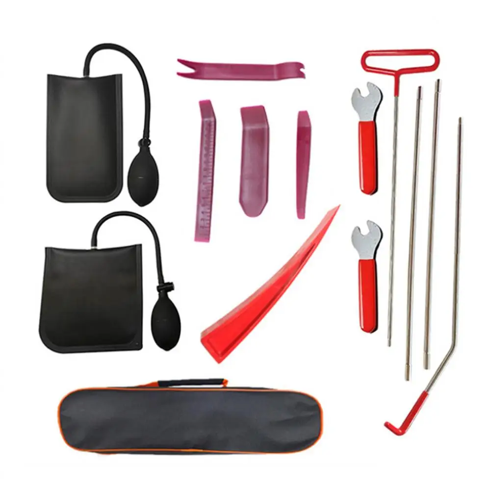 18Pcs Professional Long Reach Tools Auto Emergency Tool Set Car Door Window Open Attachment Stainless Steel With Air Wedge Pump
18Pcs Professional Long Reach Tools Auto Emergency Tool Set Car Door Window Open Attachment Stainless Steel With Air Wedge Pump