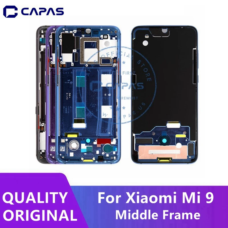 Оригинальная средняя рамка для Xiaomi Mi 9 высококачественная металлическая ЖК