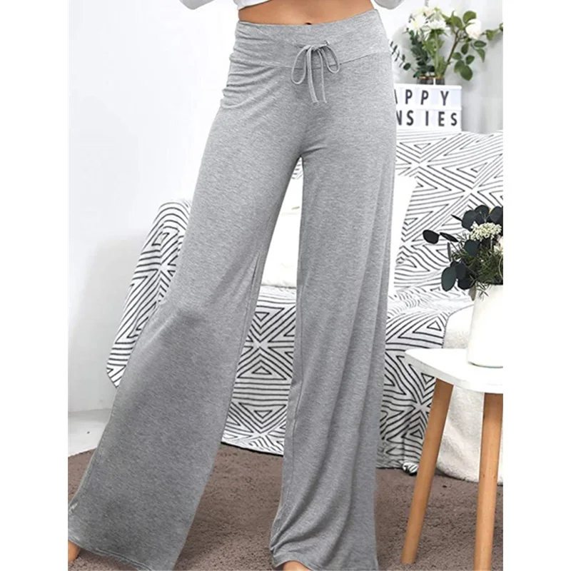 Elegant Women Spring Autumn Casual Elastic Wide Leg Flare Pants High Waist Trousers Plus Size Femme Pants
Elegant Women Spring Autumn Casual Elastic Wide Leg Flare Pants High Waist Trousers Plus Size Femme Pants