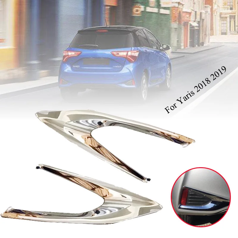 2Pcs Car Rear Fog Lights Tail Lamp Frame Trim for Toyota YARIS / VITZ 2019
2Pcs Car Rear Fog Lights Tail Lamp Frame Trim for Toyota YARIS / VITZ 2019