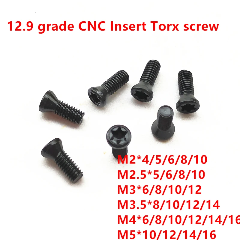20Pcs M2 M2.2 M2.5 M3 M3.5 M4 M5 M6 grade 12.9 Insert Torx Screw Replaces Carbide Inserts CNC Accessories Lathe Tool
20Pcs M2 M2.2 M2.5 M3 M3.5 M4 M5 M6 grade 12.9 Insert Torx Screw Replaces Carbide Inserts CNC Accessories Lathe Tool