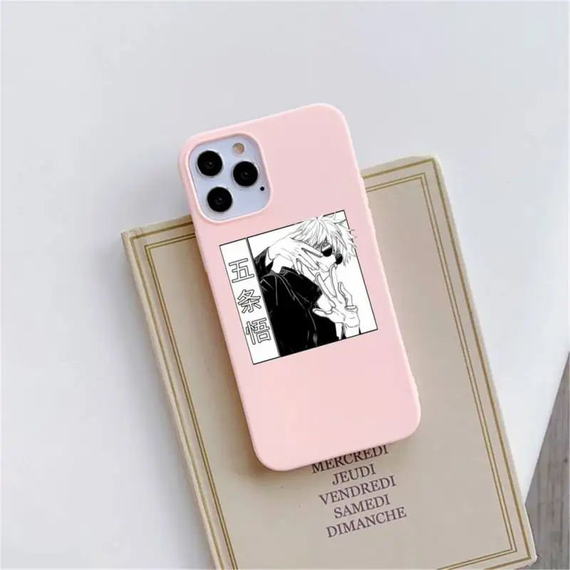 Jujutsu Kaisen Anime Cartoon Phone Case Pink Candy Color for iPhone 11 12 mini pro XS MAX 8 7 6 6S Plus X SE 2020 XR
Jujutsu Kaisen Anime Cartoon Phone Case Pink Candy Color for iPhone 11 12 mini pro XS MAX 8 7 6 6S Plus X SE 2020 XR