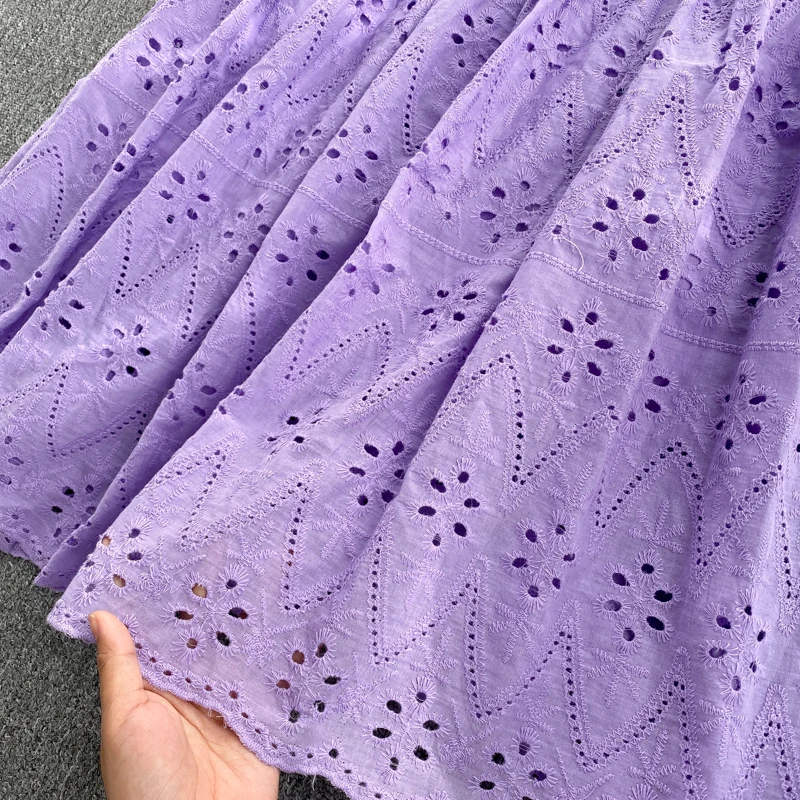 Croysier Bohemian Beach Ruffle Embroidered Lace Boho Dress Women Summer Round Neck Puff Sleeve Casual Loose Midi Dress Sundress
Croysier Bohemian Beach Ruffle Embroidered Lace Boho Dress Women Summer Round Neck Puff Sleeve Casual Loose Midi Dress Sundress