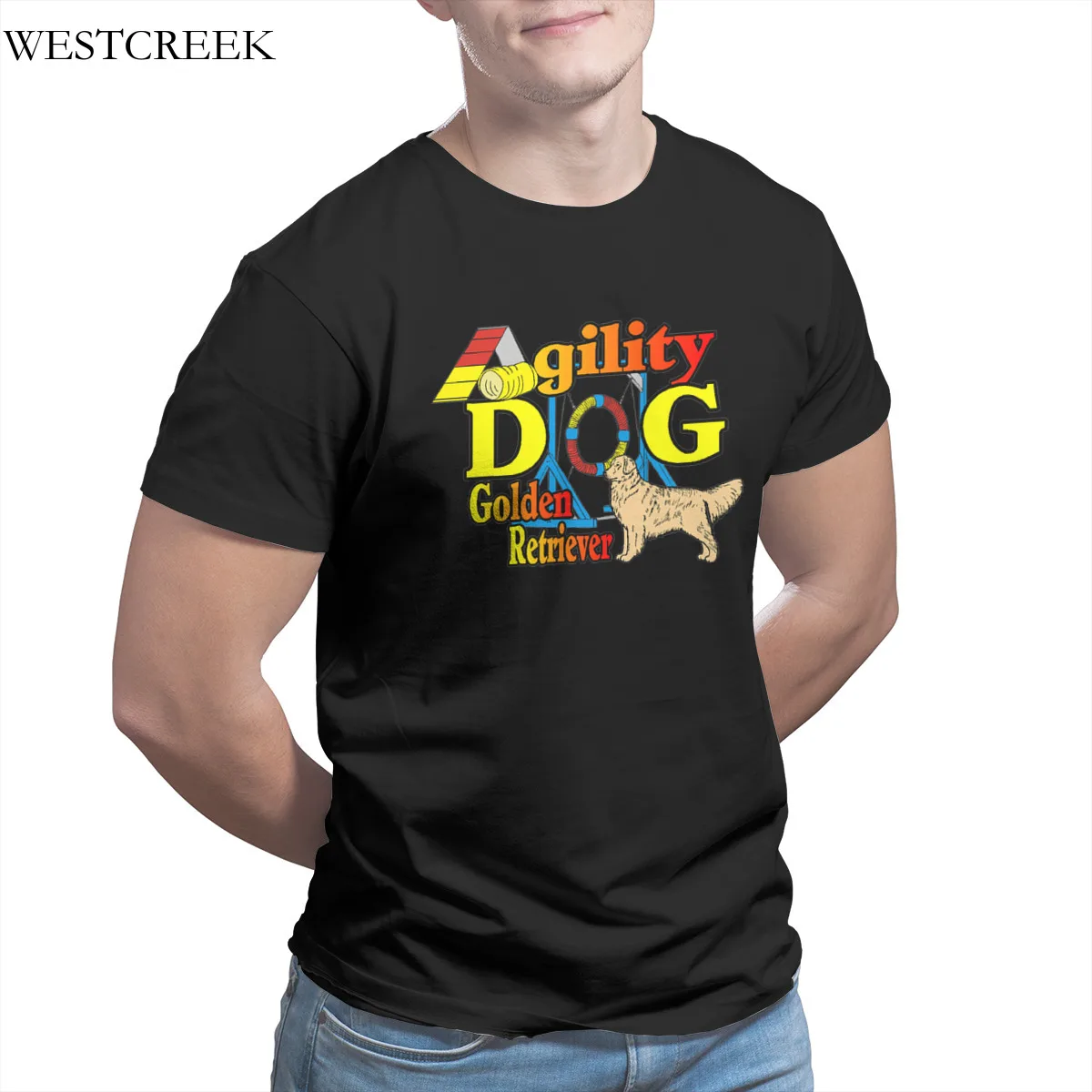 Golden Retriever Agility Gifts T-Shirt Fashion Punk Short Sleeve 4XL 5XL 6XL Retro Tees 19876
Golden Retriever Agility Gifts T-Shirt Fashion Punk Short Sleeve 4XL 5XL 6XL Retro Tees 19876