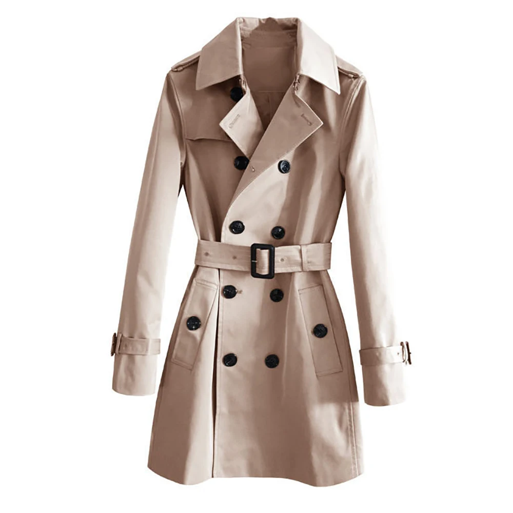 Leysye Women Elegant Lapel Long Wool Coat With Belt Solid Color Long Sleeve Pocket Chic Outerwear Ladies Overcoat Autumn Winter
Leysye Women Elegant Lapel Long Wool Coat With Belt Solid Color Long Sleeve Pocket Chic Outerwear Ladies Overcoat Autumn Winter