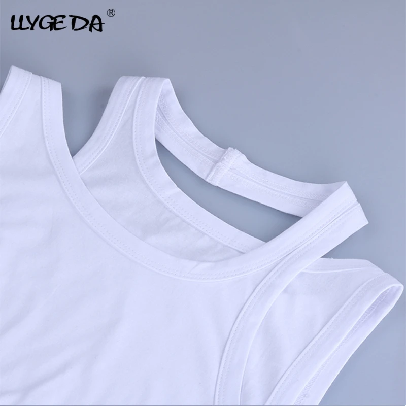 100% Cotton Solid Women's T-Shirts White Double Shoulder Strap Halter Neck Sleeveless Woman tshirts 2021 Summer Casual Tank Top
100% Cotton Solid Women's T-Shirts White Double Shoulder Strap Halter Neck Sleeveless Woman tshirts 2021 Summer Casual Tank Top