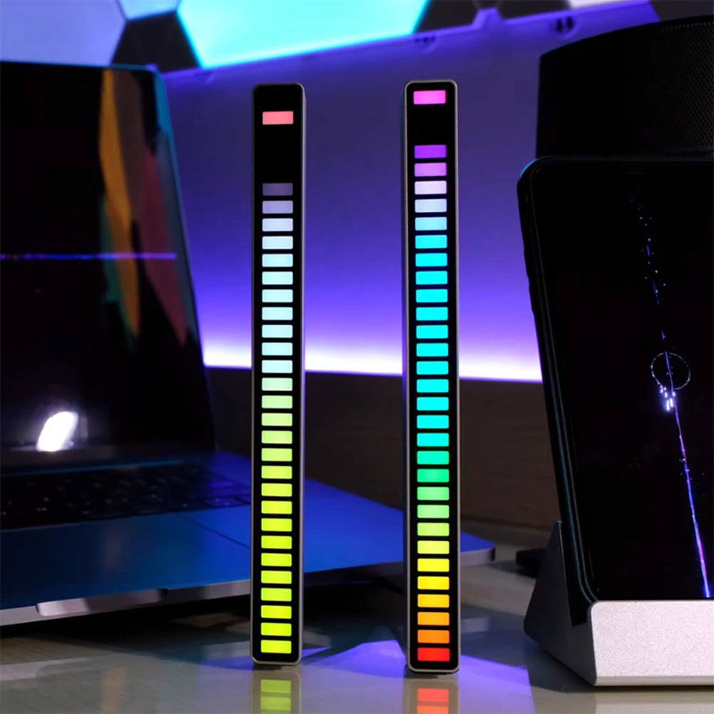 LED Audio Volume Indicator Music Spectrum with VU Meter Car Audio Level Amplifier Stereo Voice App Control Ambient Lamp
LED Audio Volume Indicator Music Spectrum with VU Meter Car Audio Level Amplifier Stereo Voice App Control Ambient Lamp