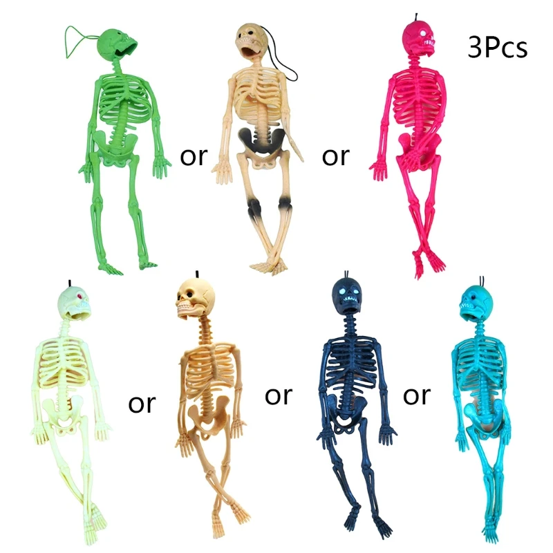 3 Pcs Human Skull Skeleton Halloween Model Funny Tricks Key Chain Toy Game Keychain Decor Party Prop Toys
3 Pcs Human Skull Skeleton Halloween Model Funny Tricks Key Chain Toy Game Keychain Decor Party Prop Toys