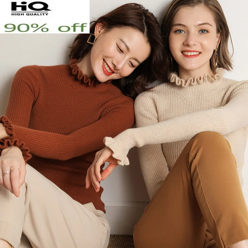 Woman Sweaters Turtleneck Women Korean Knitted Sweater Long Sleeve Pullover Autumn Winter Clothes 2022 Pull Femme Pph2500
Woman Sweaters Turtleneck Women Korean Knitted Sweater Long Sleeve Pullover Autumn Winter Clothes 2022 Pull Femme Pph2500