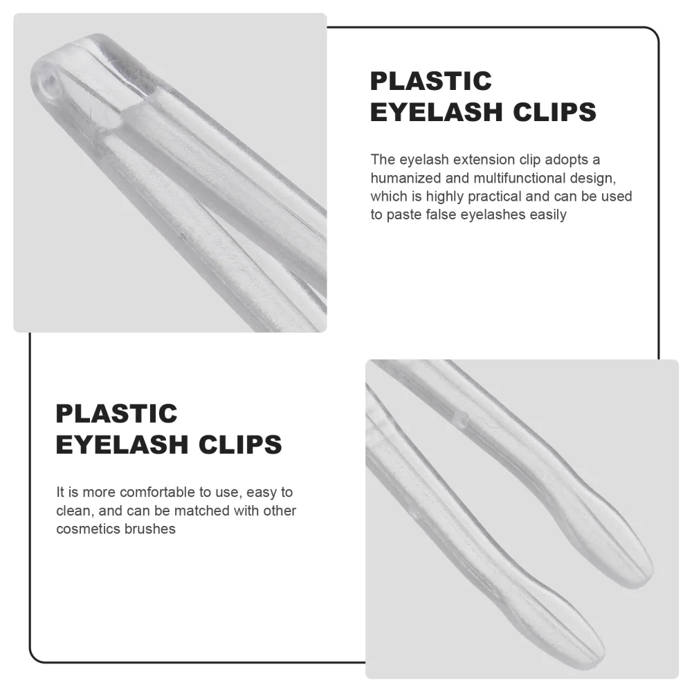 50pcs Eyelash Extension Tweezers False Eyelashes Applicator(Transparent) 
50pcs Eyelash Extension Tweezers False Eyelashes Applicator(Transparent)