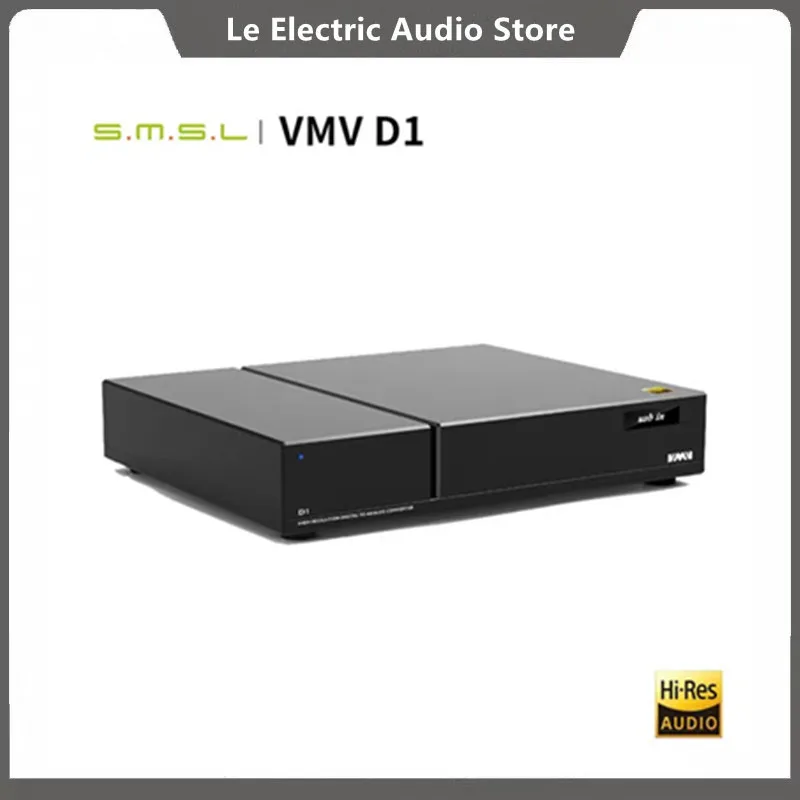 

SMSL VMV D1 HIFI 2 * ES9038PRO высококлассный ЦАП 32 бит/768 кГц DSD512 USB/OPT/COAX/EBU вход RCA/XLR выход xmos DSD декодер