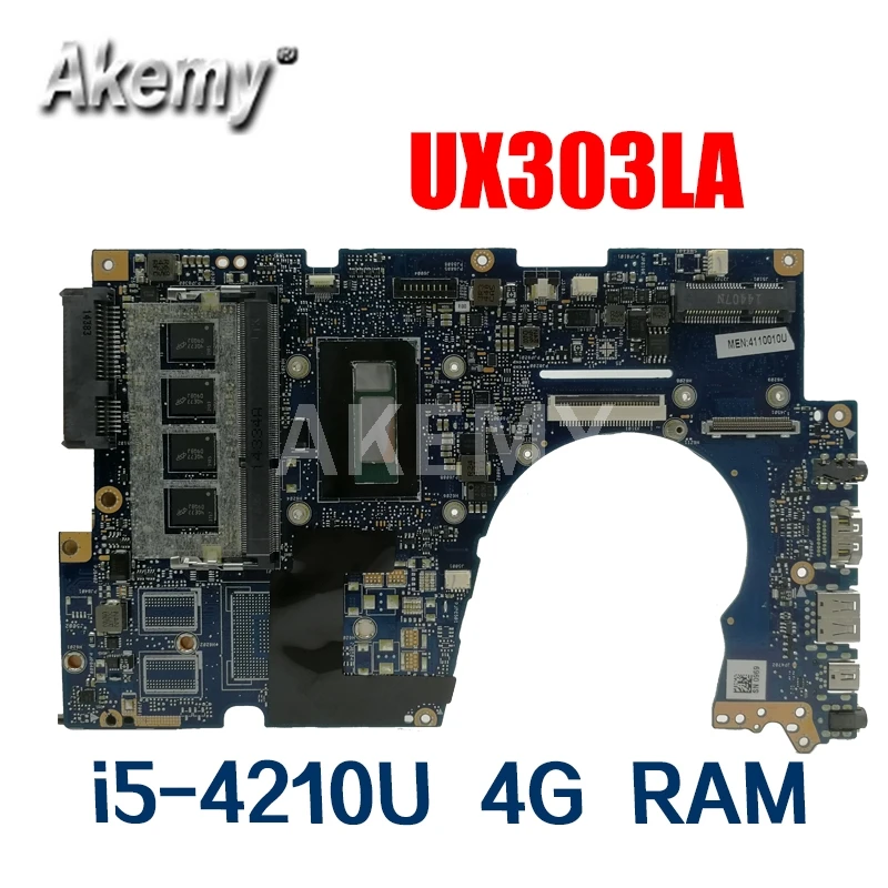 Akemy UX303LAB материнская плата для ноутбука Asus UX303LA UX303LNB материнская плата для ноутбука i5-4210U 4 Гб RAM 90NB04Y0-R06000
Akemy UX303LAB материнская плата для ноутбука Asus UX303LA UX303LNB материнская плата для ноутбука i5-4210U 4 Гб RAM 90NB04Y0-R06000