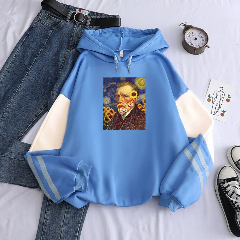 New Autumn Winter Fleece Van Gogh Oil Painting Pullover Thick Loose Women Hoodies Hot Harajuku Contrast Color Sweatshirt Female
New Autumn Winter Fleece Van Gogh Oil Painting Pullover Thick Loose Women Hoodies Hot Harajuku Contrast Color Sweatshirt Female