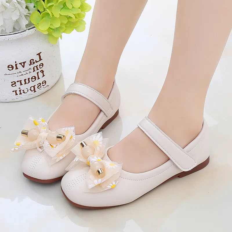 2021Spring New Girl's Leather Shoes With Soft soles Bowknot Kids Flower Princess Single Shoes For Wedding Party Chaussure Fille
2021Spring New Girl's Leather Shoes With Soft soles Bowknot Kids Flower Princess Single Shoes For Wedding Party Chaussure Fille