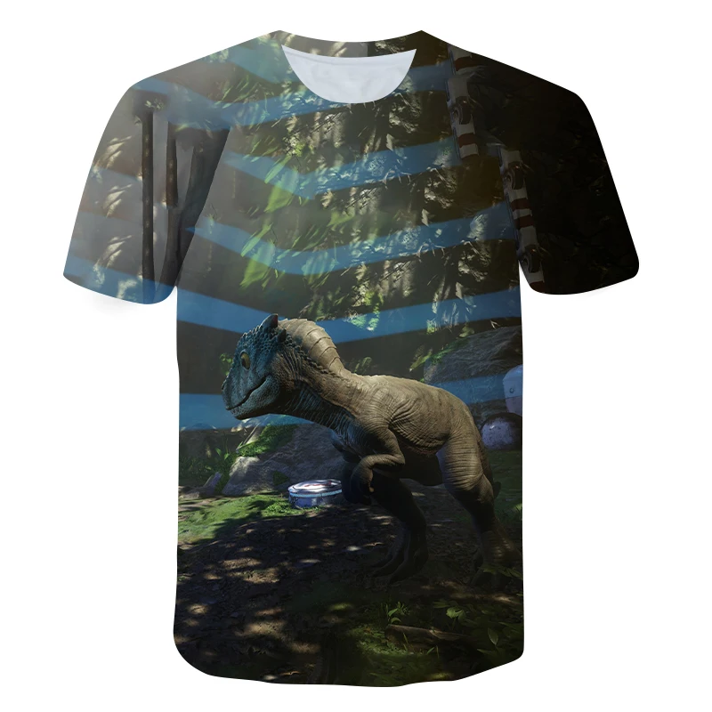 2021 Summer New Dinosaur T-shirt Men's and Women's Casual Short-Sleeved Tops Street Fashion
2021 Summer New Dinosaur T-shirt Men's and Women's Casual Short-Sleeved Tops Street Fashion