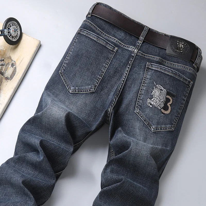 Luren 2021 Men's Jeans Slim Elastic Autumn Winter Fashion Business Trousers Classic Style Cotton Jeans Denim Pants
Luren 2021 Men's Jeans Slim Elastic Autumn Winter Fashion Business Trousers Classic Style Cotton Jeans Denim Pants