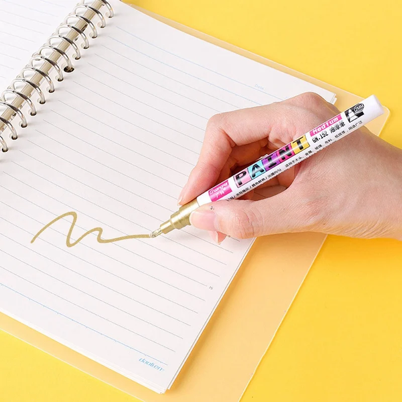 1 set 12 colors Waterproof Car Tyre Tire Tread Metal Permanent Paint Marker Graffti Oily Marker Stationery
1 set 12 colors Waterproof Car Tyre Tire Tread Metal Permanent Paint Marker Graffti Oily Marker Stationery