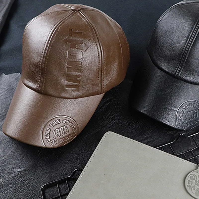 PU Leather Men Women Hat Winter Warm Cowhide Baseball Cap Motorcycle Hats Outdoor
PU Leather Men Women Hat Winter Warm Cowhide Baseball Cap Motorcycle Hats Outdoor