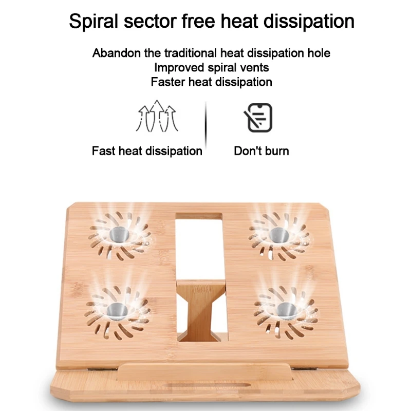Portable Bamboo Cooling Laptop Holder Desktop Pad Bracket Riser for Tablets Computer Notebook Laptop Stand
Portable Bamboo Cooling Laptop Holder Desktop Pad Bracket Riser for Tablets Computer Notebook Laptop Stand