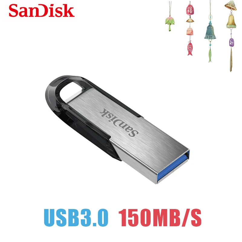 Фото Двойной Флеш накопитель SanDisk USB 3 0 256 ГБ 128 Гб 64 32 оперативной памяти 16 встроенной 512 флеш в виде ключа