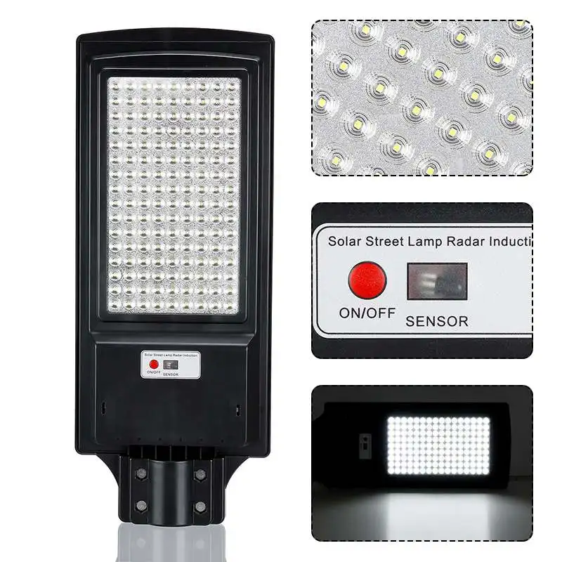 800W 1000W LED Solar Street Light Waterproof IP65 PIR Motion Radar Sensor Outdoor Garden Lighting Lamp with/no Remote Control
800W 1000W LED Solar Street Light Waterproof IP65 PIR Motion Radar Sensor Outdoor Garden Lighting Lamp with/no Remote Control