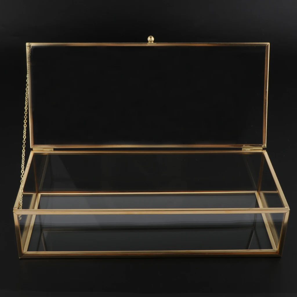 Vanity Transparent Jewelry Storage Box Showcase Holder Geometric Terrarium for
Vanity Transparent Jewelry Storage Box Showcase Holder Geometric Terrarium for