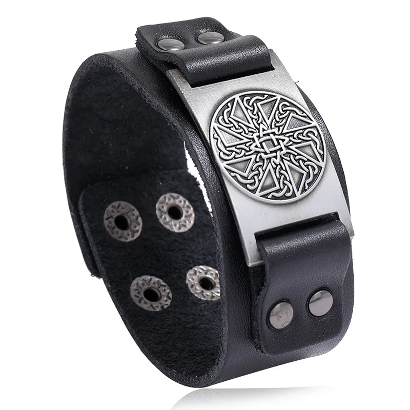 Jessingshow Norse Runes Vegvisir Compass Viking Bracelet Nordic Wristbands Wide Leather Bangle Men Bracelet Jewelry Gift
Jessingshow Norse Runes Vegvisir Compass Viking Bracelet Nordic Wristbands Wide Leather Bangle Men Bracelet Jewelry Gift