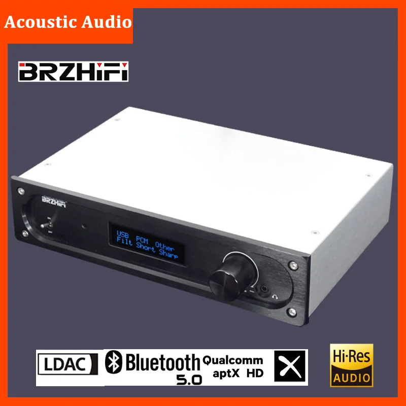 

Балансированный декодер BRZHIFI ES9038PRO, аудиоцап DSD512, 32 бит, 384 кГц, Bluetooth 5,0 SBC LDAC RCA XLR