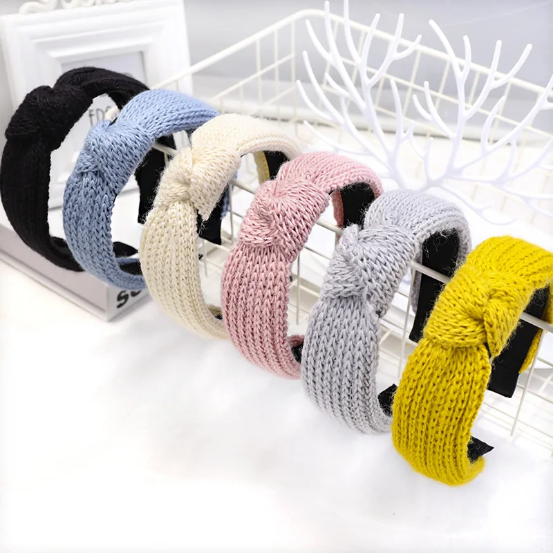 12pcs Korean Knot Hairband Headband Warm Winter Hair Accessories Knitted Headbands for Women and Girls Headdress
12pcs Korean Knot Hairband Headband Warm Winter Hair Accessories Knitted Headbands for Women and Girls Headdress
