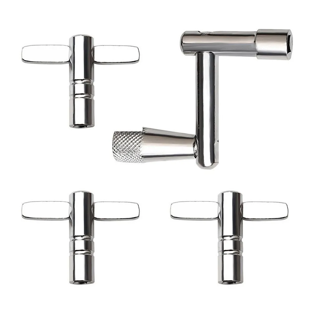 4pcs T/Z Type Drum Keys With Continuous Motion Speed Universal Tuning Percussion Instruments Parts Removing Replacing Drumhead
4pcs T/Z Type Drum Keys With Continuous Motion Speed Universal Tuning Percussion Instruments Parts Removing Replacing Drumhead