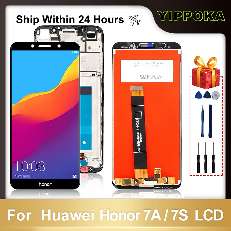 ЖК-дисплей 5,45 дюйма для Huawei Honor 7A, дисплей для телефона, сенсорный экран для Huawei DUA-LX2 Honor 7S, сменная деталь в сборе
ЖК-дисплей 5,45 дюйма для Huawei Honor 7A, дисплей для телефона, сенсорный экран для Huawei DUA-LX2 Honor 7S, сменная деталь в сборе
