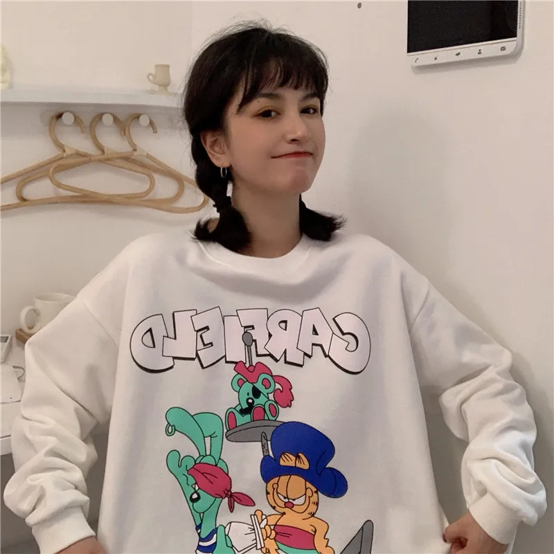 Waitmore Sweater Women's Loose Korean Style Spring and Autumn Trendy Ins Harajuku BF Idle Style Long Sleeve Thin Top Coat
Waitmore Sweater Women's Loose Korean Style Spring and Autumn Trendy Ins Harajuku BF Idle Style Long Sleeve Thin Top Coat
