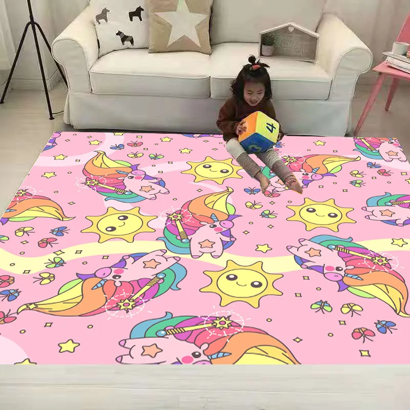 Unicorn Sun Shaggy Anti-Skid Floor play Mats 3D Carpet Non-slip rug Dining Living Room Soft Kids Bedroom Mat Carpet
Unicorn Sun Shaggy Anti-Skid Floor play Mats 3D Carpet Non-slip rug Dining Living Room Soft Kids Bedroom Mat Carpet