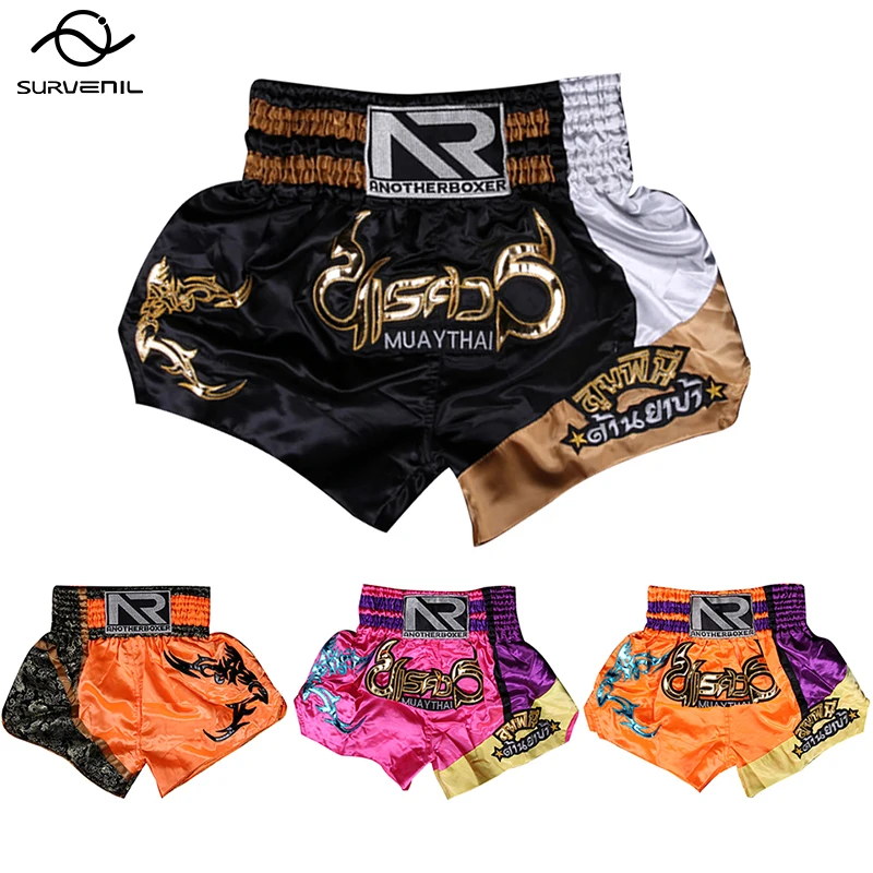 Boxing Shorts Embroidery Muay Thai Shorts Men Women Kids Kickboxing Training Combat MMA Fight Shorts Martial Art Sanda Clothes
Boxing Shorts Embroidery Muay Thai Shorts Men Women Kids Kickboxing Training Combat MMA Fight Shorts Martial Art Sanda Clothes